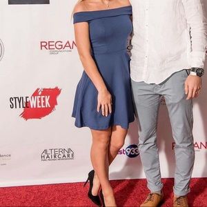 Navy Blue Elegant Dress